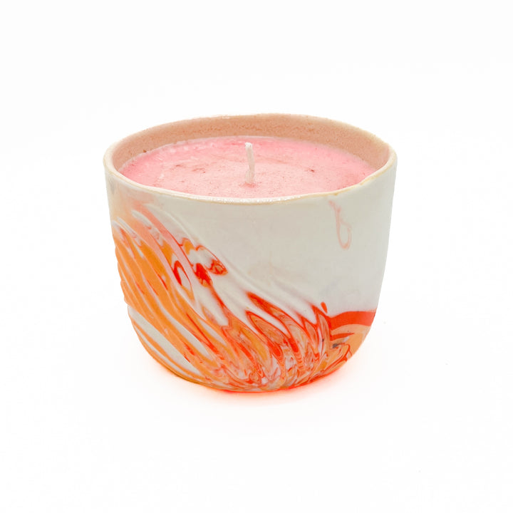 Candle in Colored Clay (Nerikomi)