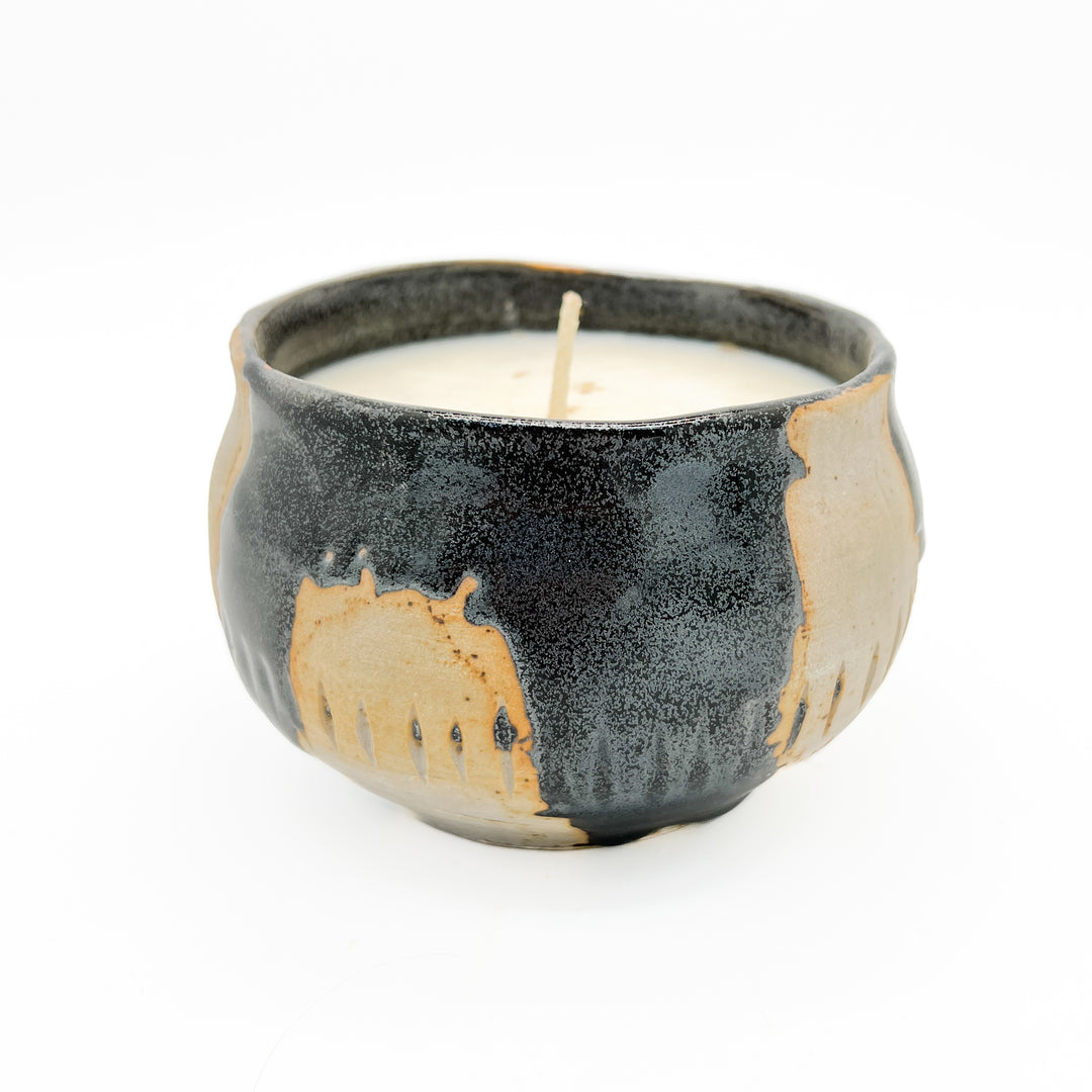 Abstract Ceramic Candle