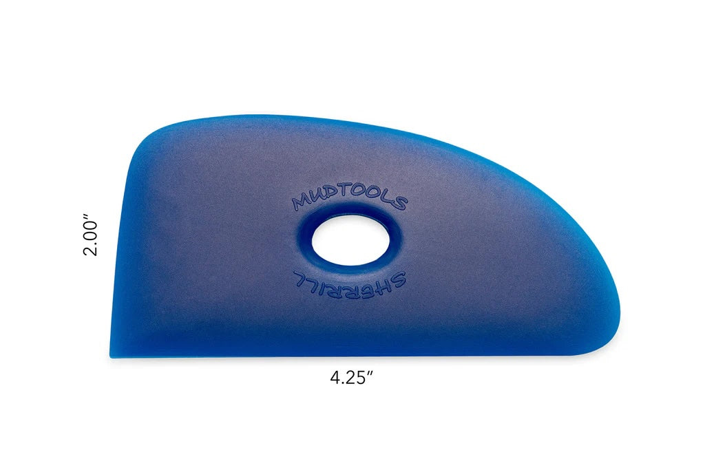 Blue Plastic Rib Polymer Rib 4 – Still Life Ceramics Studio
